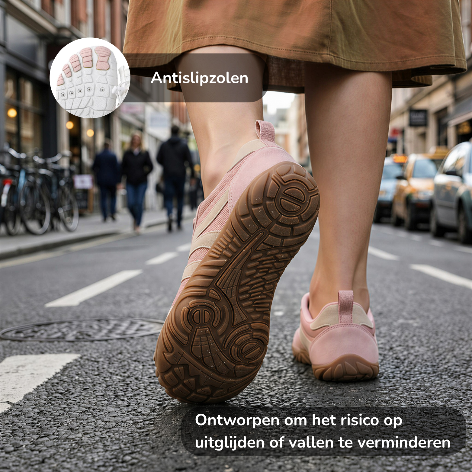 Antislipzolen Terries Pulse barefoot schoenen lang-nl