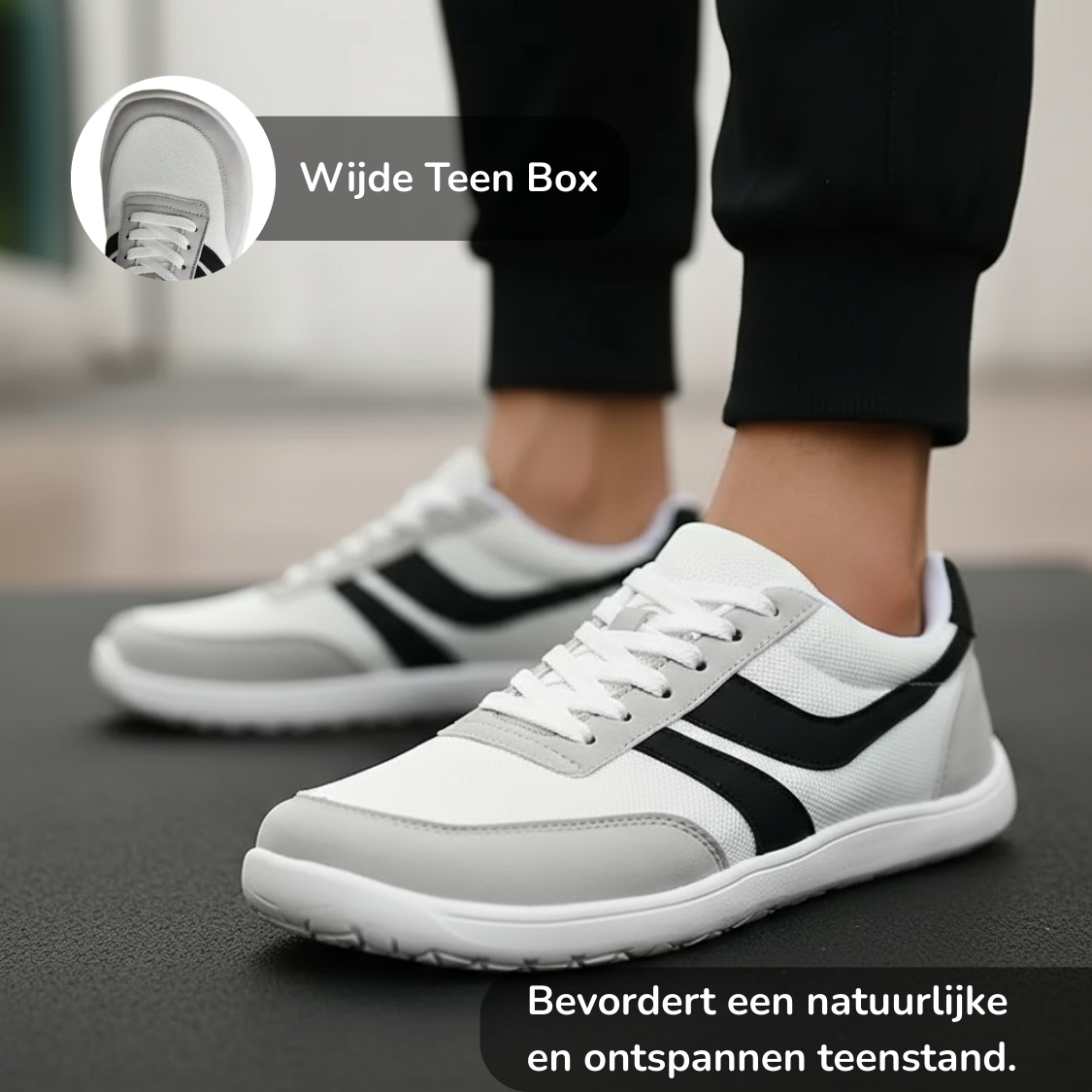 TRS Flow wijde teen box brede neus lang-nl