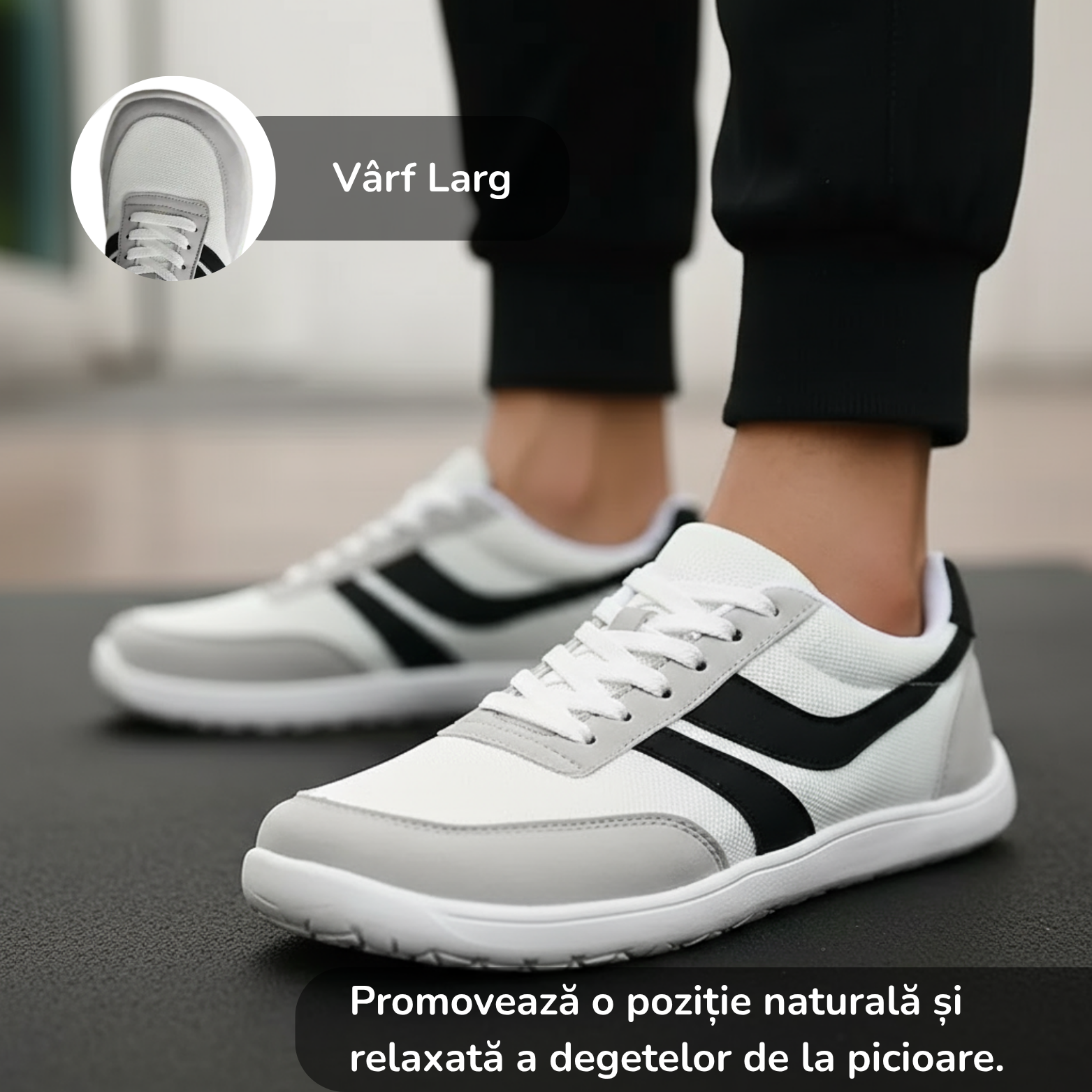 Vârf Larg pantofi desculți