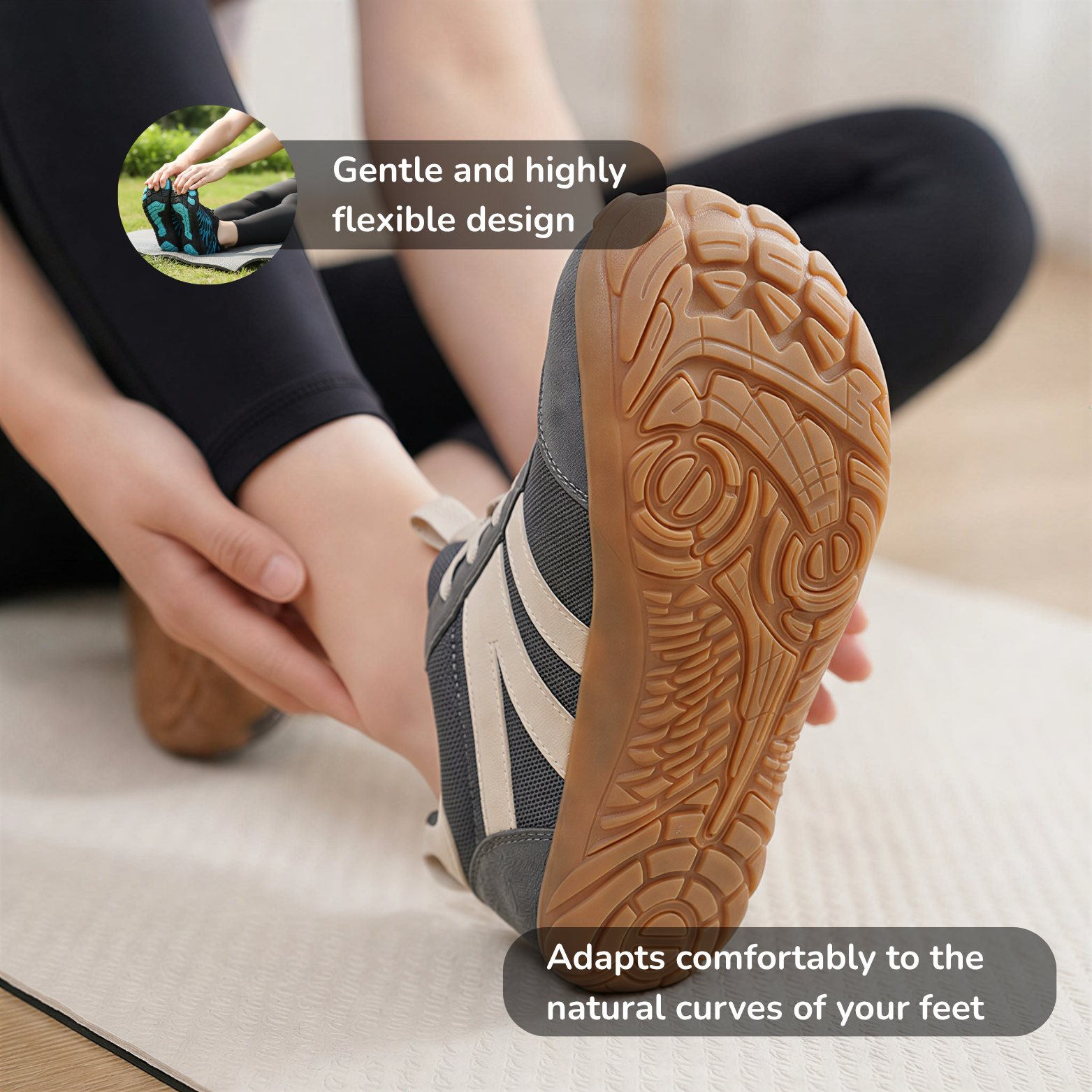 Gentle and highly flexible design Terries Pulse barefoot shoes lang-en