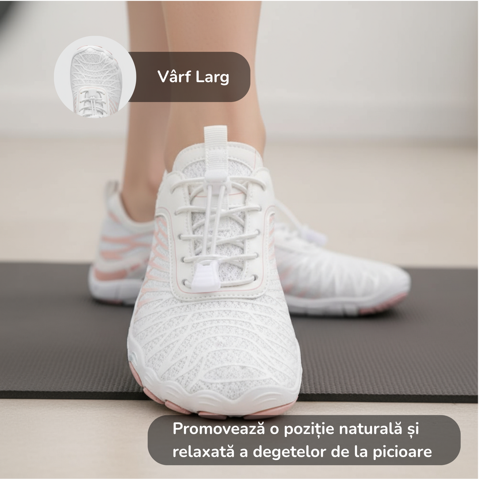 pantofi desculți Vârf Larg lang-ro